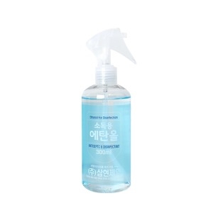 삼현제약 소독용에탄올 스프레이 300ml/뿌리는 소독제_이미지