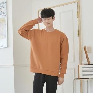  교복몰 XBIL4KOL 3단 쮸리 기모 오버핏 맨투맨 티셔츠