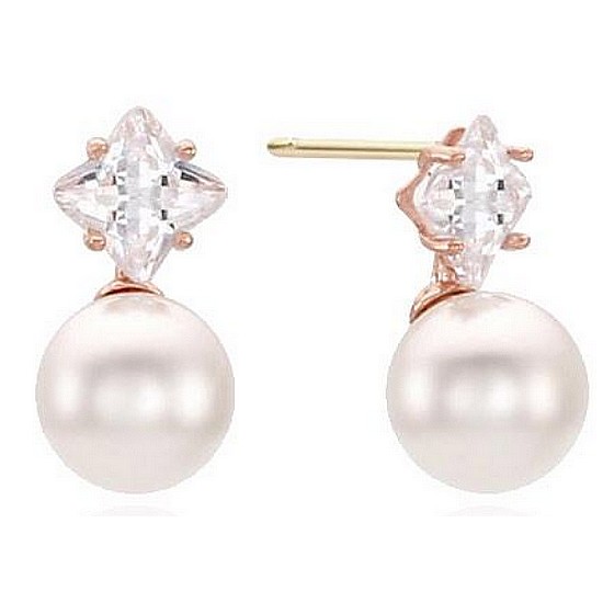 로이드 펄 스톤 10K Gold 귀걸이 LPTJ4094T_이미지