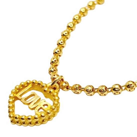 저스트비쥬 하트 볼체인 여자 목걸이 11.25g_이미지