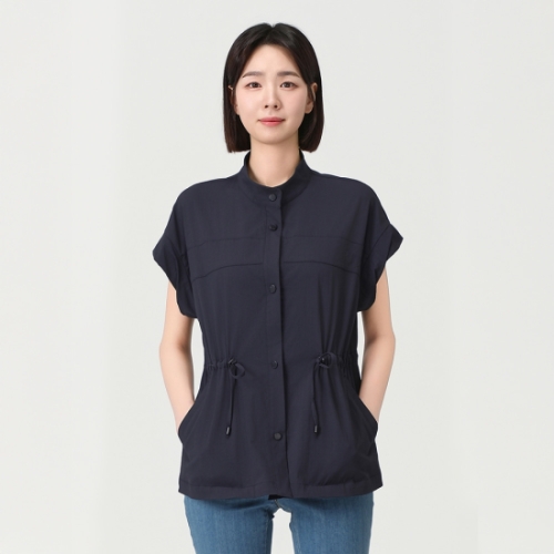 PAT 드랍숄더 우븐 베스트_QJ41401