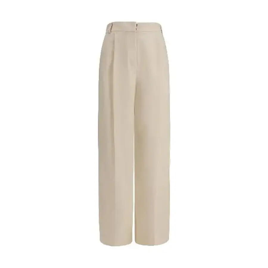 로로피아나 Lodger Trousers in linen and virgin wool FAQ6470 1JP5