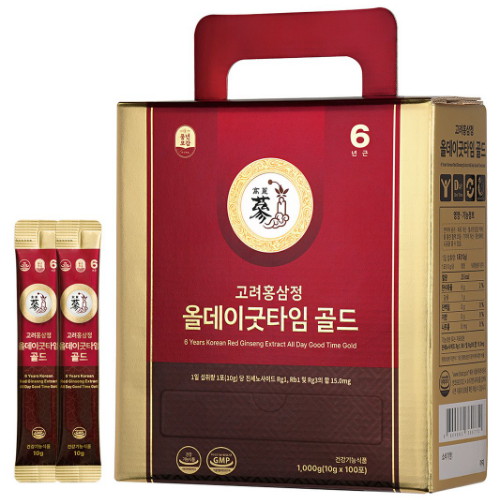 풍년보감 고려홍삼정 올데이굿타임 골드 10g 100포 (1개)_이미지