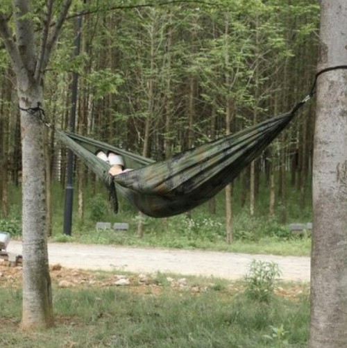 플라잉 초경량 캠핑해먹 밀리터리