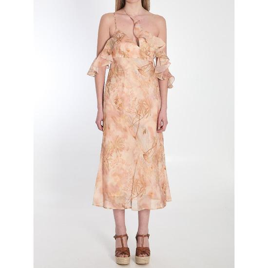 짐머만 Illuminate Flutter 프린트 드레스 3967DS251GUAPAR T_이미지