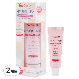 예꼬맘 치카케어 치약 3단계 60g + 미니치약 15g (2세트)