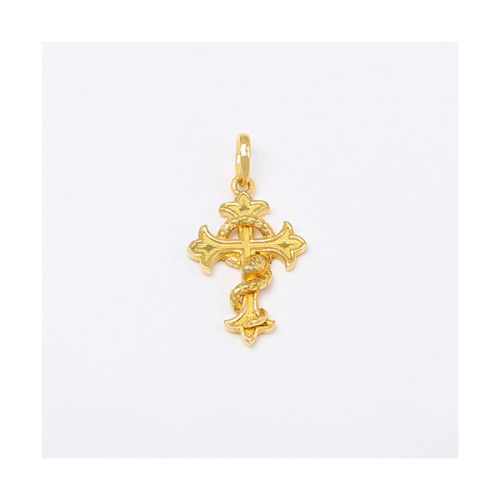 혼골드모아 골드모아 순금 십자가 스네이크 펜던트 7.5g [1개]