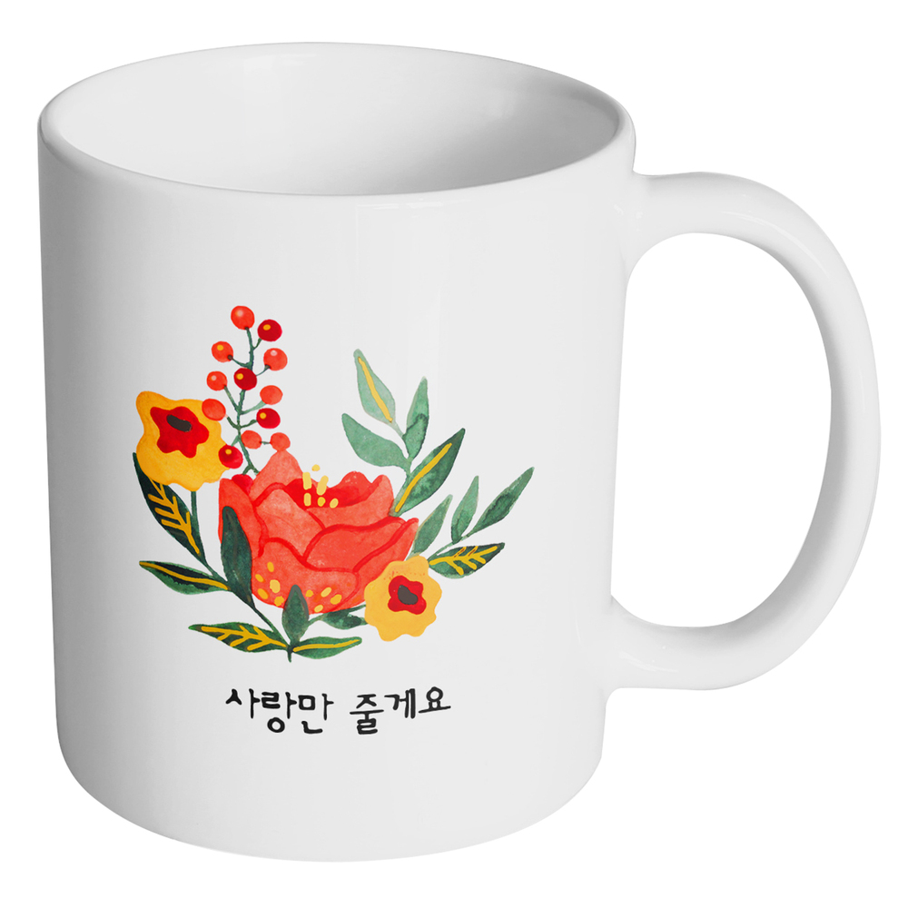 핸드팩토리 빅 플라워 머그컵 330ml_이미지