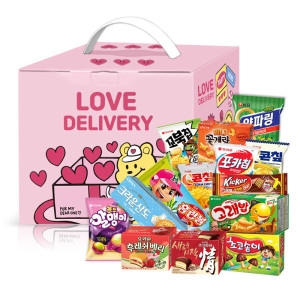 오리온 과자세트 핑크베어 A14 (1개)