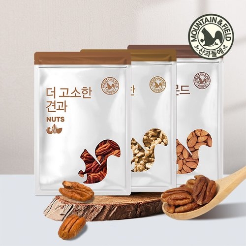 산과들에 피칸 400g + 호두 400g [1개]