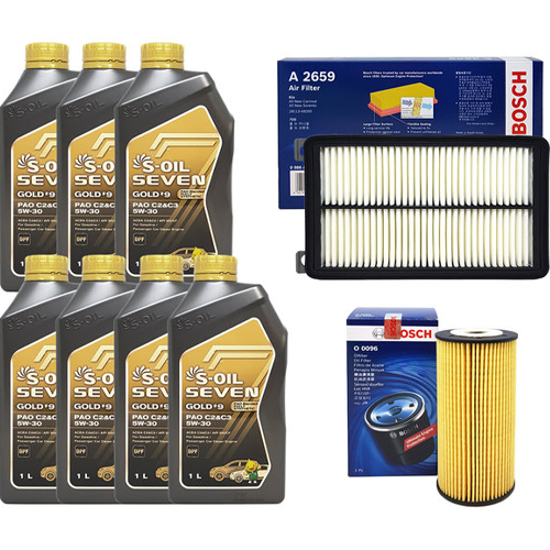 에쓰오일 세븐골드 PAO 5W30 + 보쉬필터 올뉴카니발 디젤