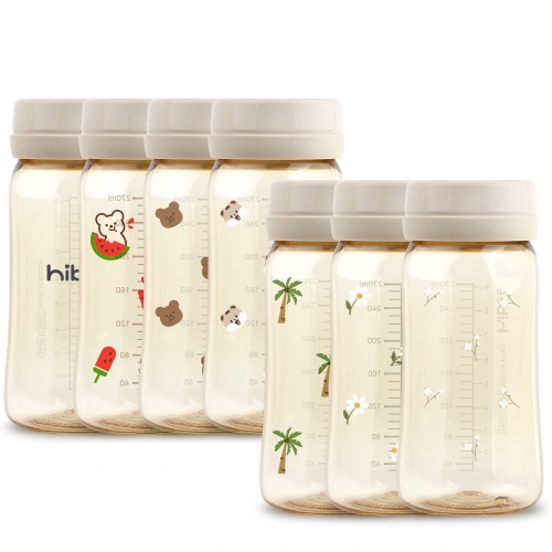 하이비 PPSU 에잇벤트 젖병 270ml (노꼭지) (1개)_이미지