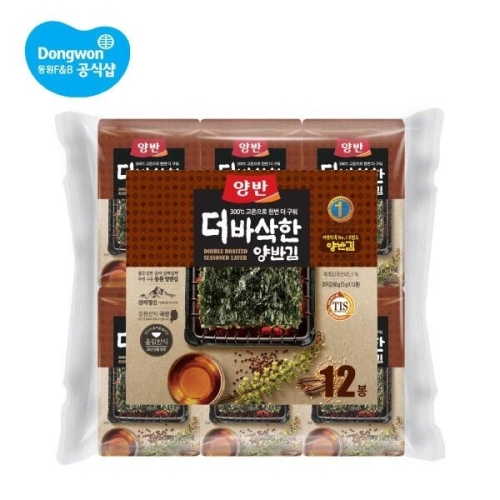 동원F&B 양반 더 바삭한김 식탁김 12봉 8장 3개