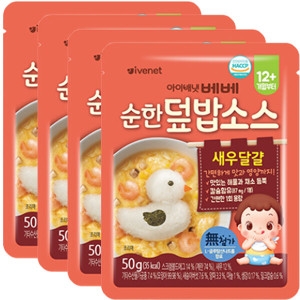 아이배냇 순한덮밥소스 새우달걀 50g이미지입니다. 누르면 해당 게시물로 새창이동합니다.