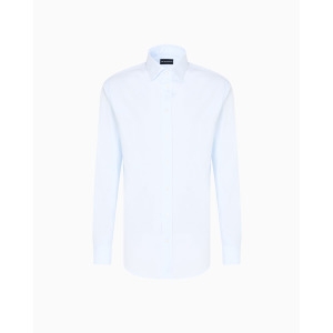 엠포리오아르마니 엠포리오 프렌치 칼라 스트레치 코튼 셔츠 EM000198 TE10403 FB044_이미지