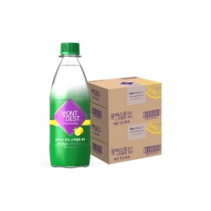 한국청정음료 몽베스트 탄산수 라임 500ml (40개)