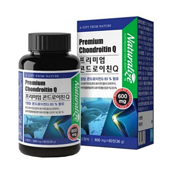네추럴라이즈 프리미엄 콘드로이친Q 60정이미지입니다. 누르면 해당 게시물로 새창이동합니다.