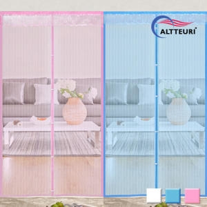 자석식 방충망 현관문용 소/현관 방문 모기장 현관문 방충문 미세 문발 해충 차단 용품