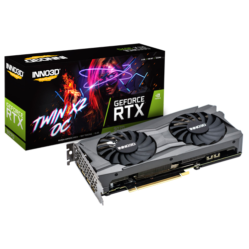 INNO3D ������ RTX 3070 OC D6 8GB TWIN X2 LHR
