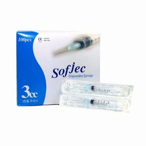 화진 일회용 주사기 3ml (200개)_이미지