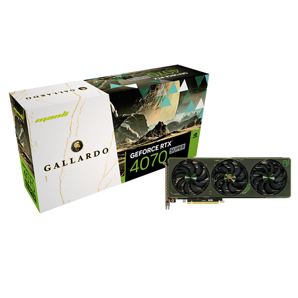MANLI 지포스 RTX 4070 SUPER Gallardo D6X 12GB 인텍앤컴퍼니_이미지