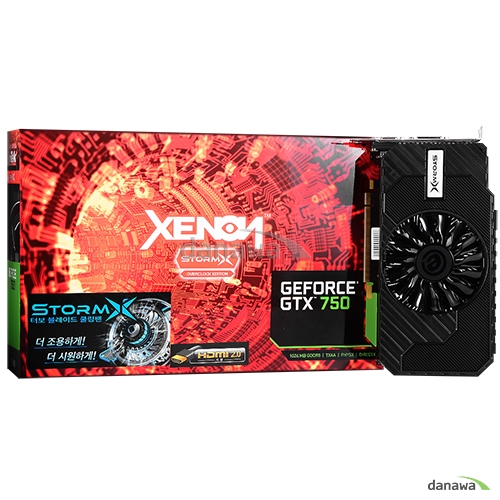 이엠텍 XENON 지포스 GTX750 STORM X OC D5 1GB HDMI 2.0_이미지