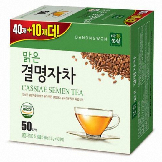 다농원 맑은 결명자차 50T이미지입니다. 누르면 해당 게시물로 새창이동합니다.