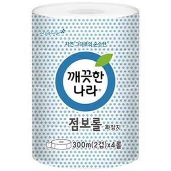 깨끗한나라 점보롤 <b>화장지</b> 2겹 300m