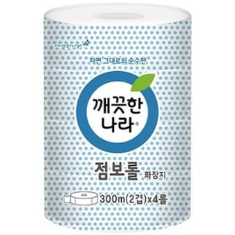 깨끗한나라 <b>점보</b><b>롤</b> <b>화장지</b> 2겹 300m