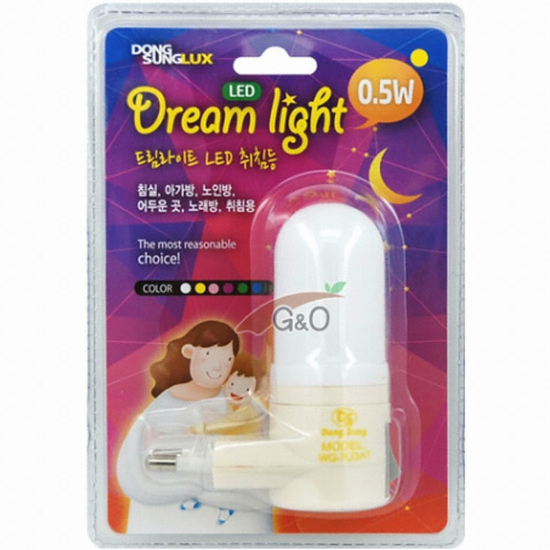 동성룩스 LED 드림라이트 취침등 (1개)_이미지