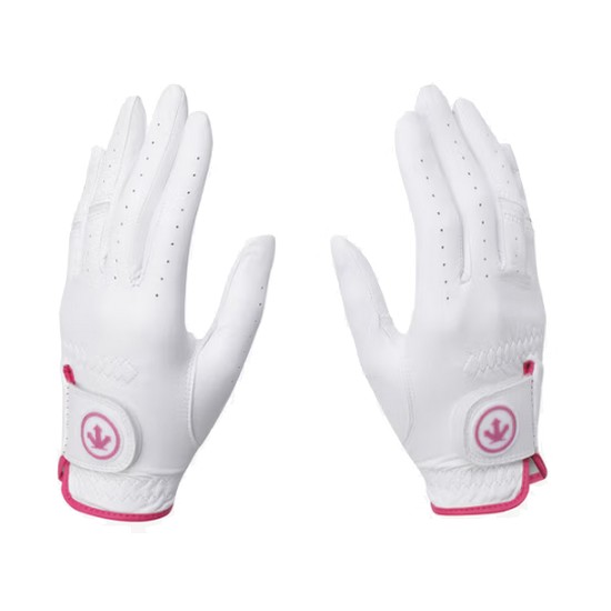 양피 여성용 양손 장갑 DQ12WFGL12_BWTG