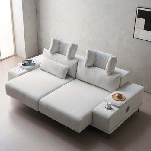 알토 모션 슬라이딩 확장형 고급형 패브릭 소파 3인용