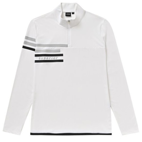 슈페리어 하프넥 스트라이프 배색 티셔츠 PCB140331_이미지