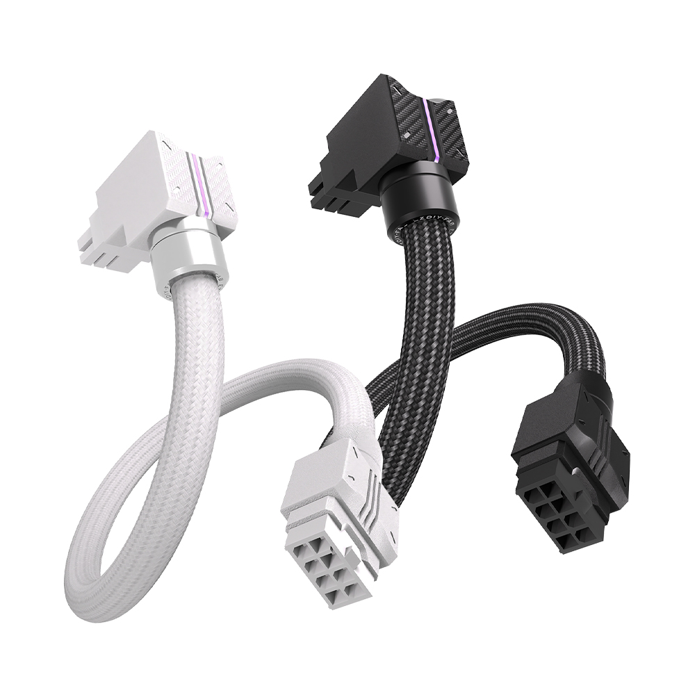 EZDIY-FAB UNIFAS ARGB PCIE 8핀 STD 연장 케이블 (화이트)_이미지