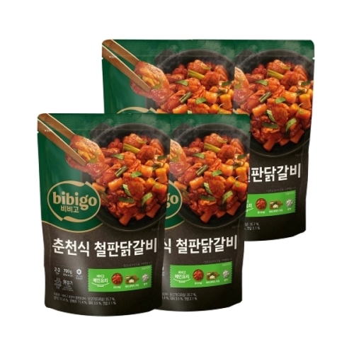 CJ제일제당 비비고 춘천식 철판닭갈비 700g (4개)_이미지