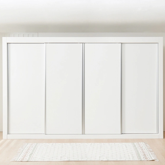 델비 무광 LPM 슬라이딩 12자 옷장 3420