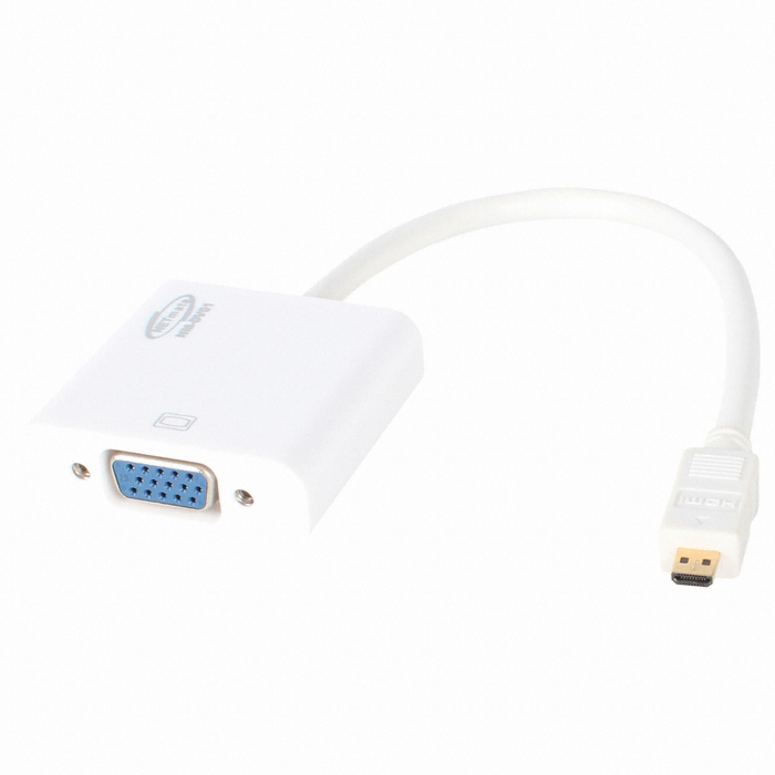 강원전자 NETmate Micro HDMI to VGA(RGB) 컨버터(케이블 타입)(NM-DV01)