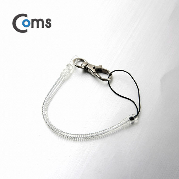 라이트컴 COMS 스프링 스트랩 OD: 3.5mm, 13cm/투명_이미지