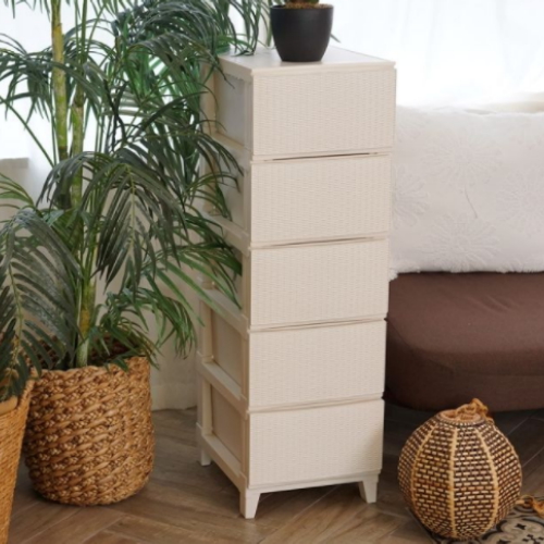 보노하우스 가든 라탄 서랍장 일반형 5단