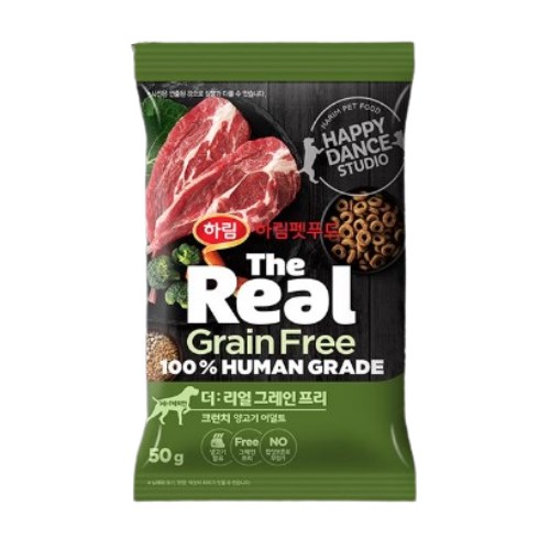 더리얼 독 그레인프리 크런치 양고기 어덜트 50g (3개)_이미지