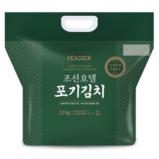 이마트 피코크 조선호텔 포기김치 2.5kg (1개)
