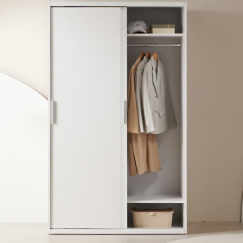 파로마 이즈 아밀리 긴옷행거 슬라이딩 옷장 1200_이미지