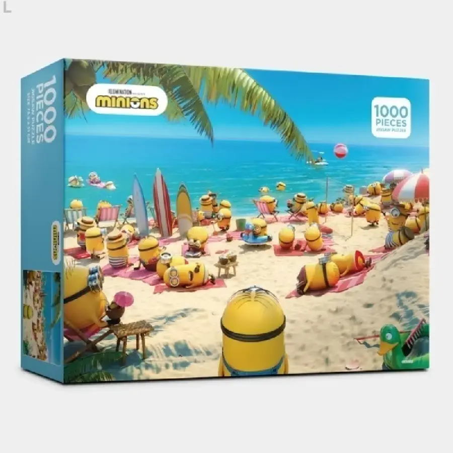 1000P 미니언즈 여름 휴가 AL33061000피스 직소 액자 1000 1000PCS 천피스 1000조각 놀이 선물