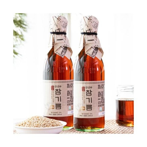 시장쏙 전연화 참기름 골드 350ml (2개)_이미지