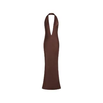 사틴 16 알링턴 Maren halterneck maxi dress G12602 T_이미지