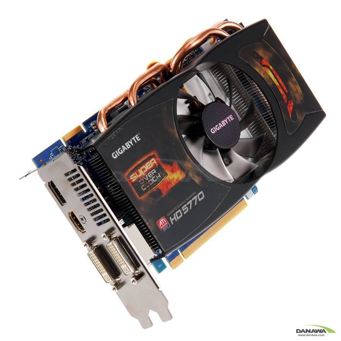 GIGABYTE �󵥿� HD 5770 UDV Super Over Edition D5 1GB