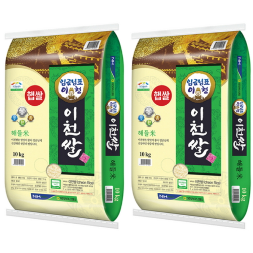 이천라이스센터 2026 햅쌀 임금님표 이천쌀 해들미 10kg (2개)_이미지