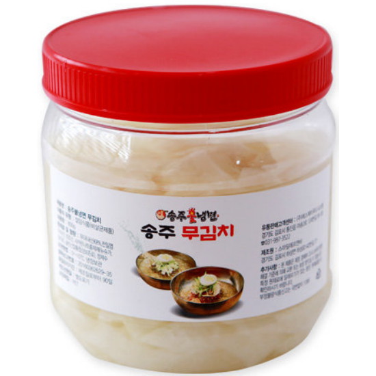 송주불냉면 제주 월동 무김치 1kg (1개)