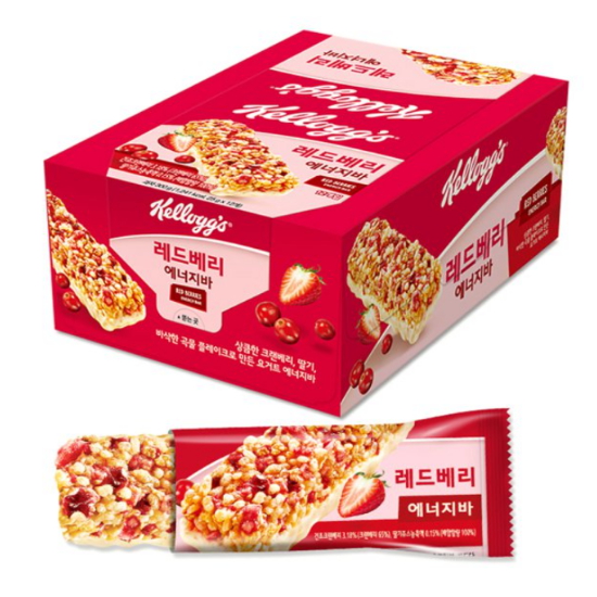 켈로그 레드베리 에너지바 12개입 300g (1개)_이미지