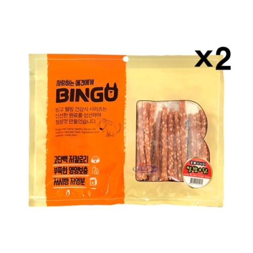 빙고 숯불 꽈배기 사사미 400g